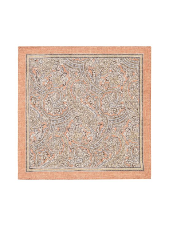 Stockholm Kravatt - Siidist taskurätt Hankie Double Face Paisley Medallion - 3 ORANGE | Stockmann - photo 1