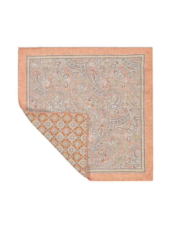 Stockholm Kravatt - Siidist taskurätt Hankie Double Face Paisley Medallion - 3 ORANGE | Stockmann - photo 2