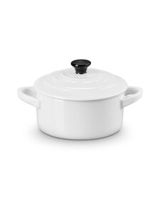Le Creuset - Classic Mini Round Cocotte -pata 10 cm - 010 WHITE Le Creuset - Classic Mini Round Cocotte -pata 10 cm - 010 WHITE | Stockmann