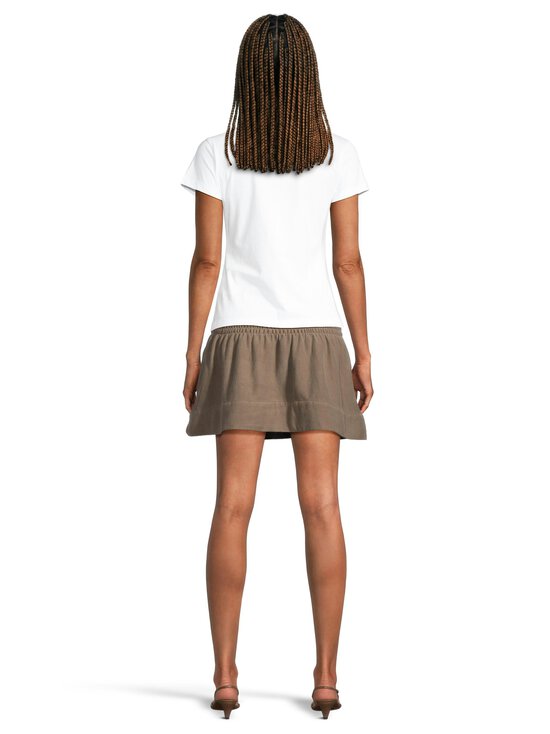 Ganni - Basic Cotton t-paita - 151 BRIGHT WHITE | Stockmann - photo 3