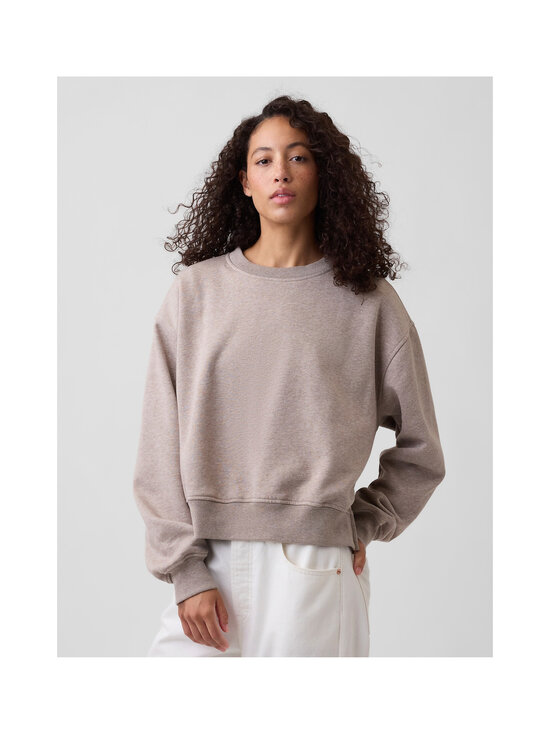 GAP - Oversized Crewneck džemperis ar šķēlumiem - LIGHT BROWN 4 | Stockmann - photo 2