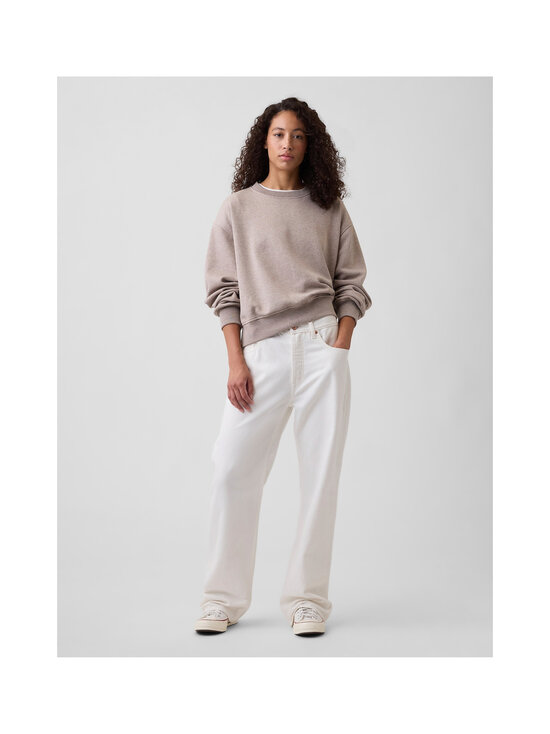 GAP - Oversized Crewneck džemperis ar šķēlumiem - LIGHT BROWN 4 | Stockmann - photo 3