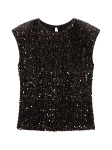 Ted Baker London - Vielie Velvet -paljettitoppi - DK-GREY | Stockmann