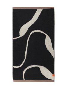 Mette Ditmer Denmark - Nova Arte -pyyhe 70 x 133 cm - 09 BLACK / OFF-WHITE | Stockmann