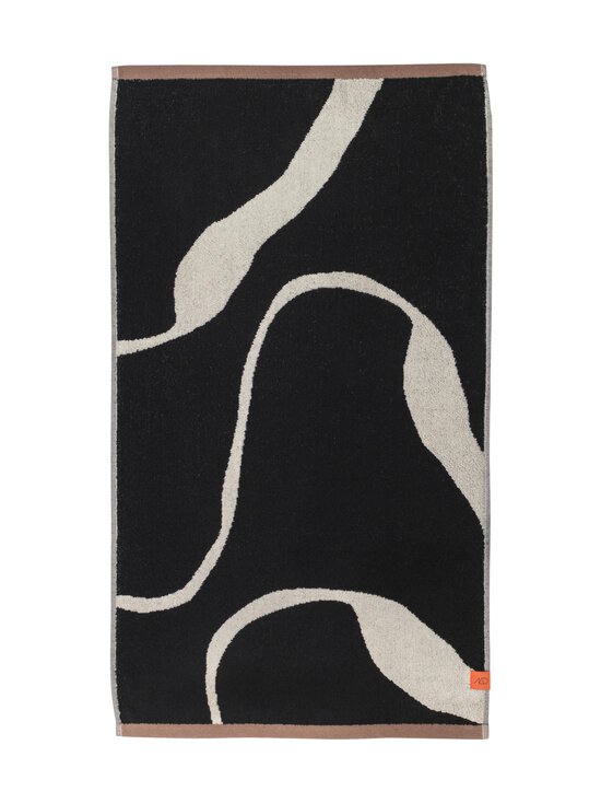 Mette Ditmer Denmark - Nova Arte -pyyhe 70 x 133 cm - 09 BLACK / OFF-WHITE | Stockmann - photo 1