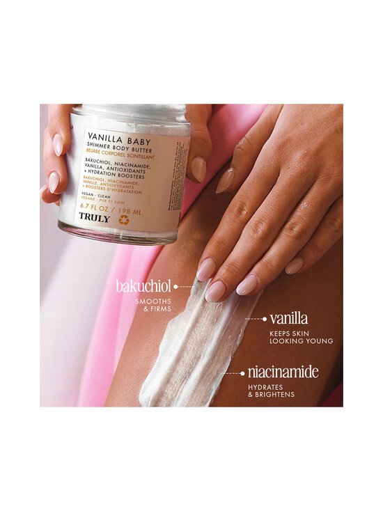 TRULY - Vanilla Baby Shimmer Body Cream -vartalovoide - NOCOL | Stockmann - photo 8