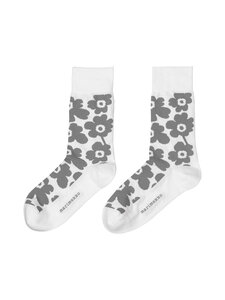 Marimekko - Kirmailla Unikko -sukat - 199 GREY, WHITE | Stockmann