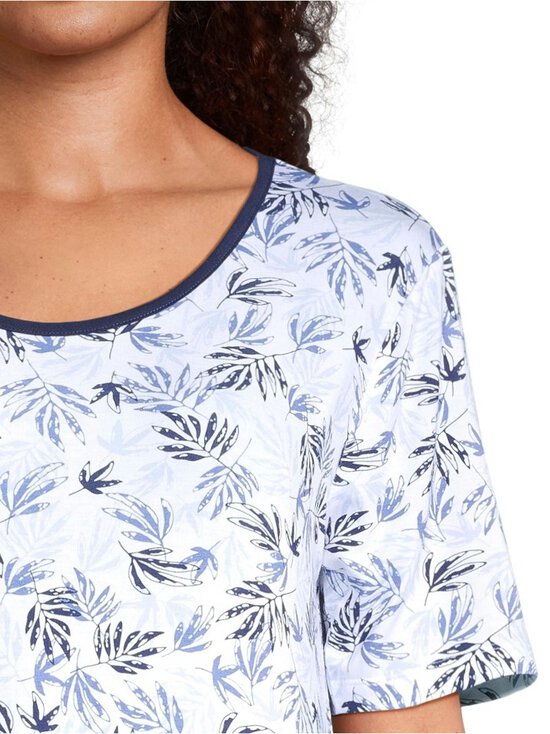 Damella - Blue Leaves -yöpaita - 020 NAVY - photo 2 Damella - Blue Leaves -yöpaita - 020 NAVY | Stockmann - photo 2