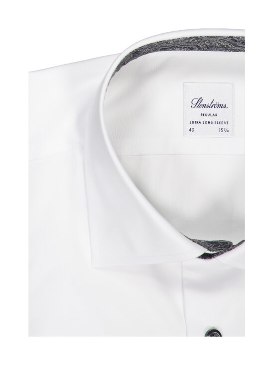 Stenströms - Regular Contrast -kauluspaita, erikoispitkät hihat - 000 WHITE | Stockmann - photo 2
