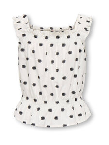 KIDS ONLY - Topp KogSweta - CLOUD DANCER DETAIL:BLACK DOTS | Stockmann