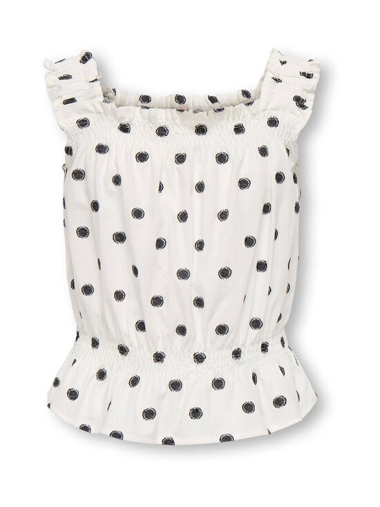 KIDS ONLY - Topp KogSweta - CLOUD DANCER DETAIL:BLACK DOTS | Stockmann - photo 1
