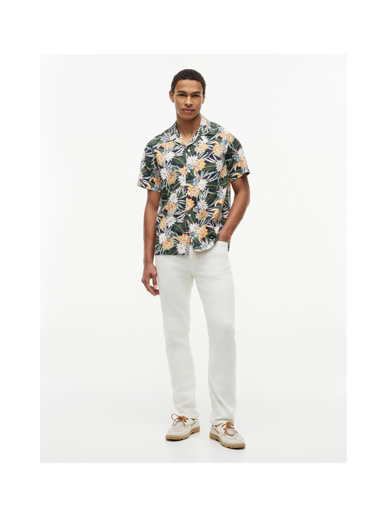 Tommy Hilfiger - Liocela-kokvilnas krekls ar apkakli - 0GY CARBON NAVY / ALLOVER | Stockmann - photo 2