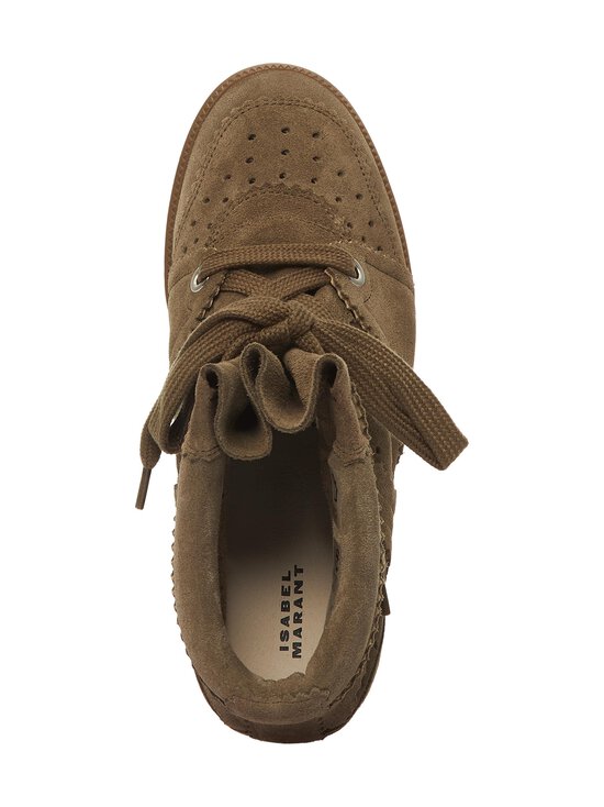 Isabel Marant - Bobby- korkeavartiset nahkasneakerit - 50TA TAUPE | Stockmann - photo 2