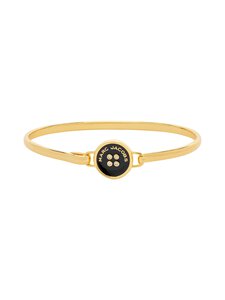 Marc Jacobs - Button Hinge Bracelet - 972 GOLD/BLACK Marc Jacobs - Button Hinge Bracelet - 972 GOLD/BLACK | Stockmann