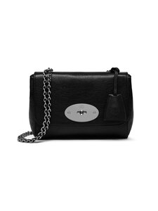 Mulberry - Nahast õlakott Lily Glossy Goat - A237 BLACK-SILVER TONED | Stockmann