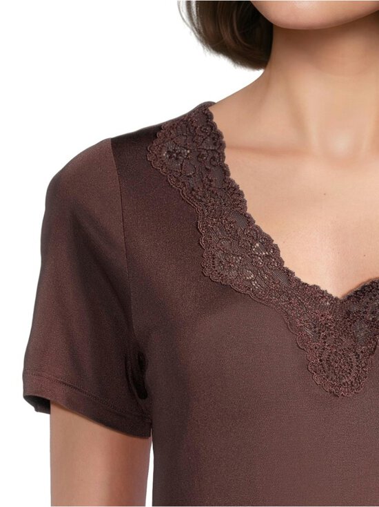 Damella - Jolene-silkkiyöpaita - 157 CHOCOLATE | Stockmann - photo 4