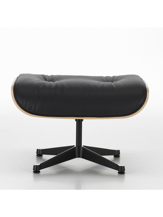 Vitra - Eames Lounge -nojatuoli ja rahi Premium-nahka 66 musta / palisanteri - BROWN | Stockmann - photo 7