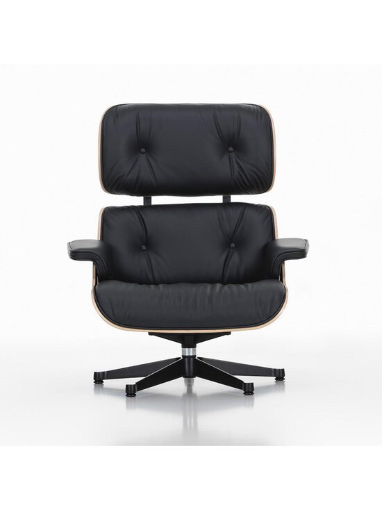 Vitra - Eames Lounge -nojatuoli ja rahi Premium-nahka 66 musta / palisanteri - BROWN | Stockmann - photo 6