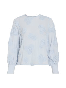 Vila - ViElira O-Neck Flower -paita - NANTUCKET BREEZE | Stockmann