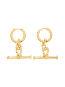 MISSOMA - Kõrvarõngad Ridge T-bar Drop - GOLD | Stockmann