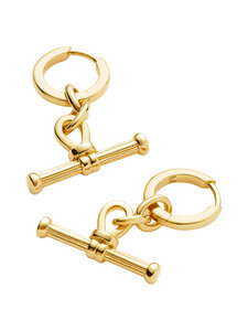 MISSOMA - Kõrvarõngad Ridge T-bar Drop - GOLD | Stockmann