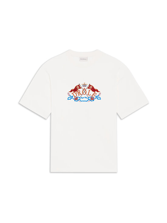 Drôle de Monsieur - Crest Embroidery t-paita - OW OFF WHITE | Stockmann - photo 1