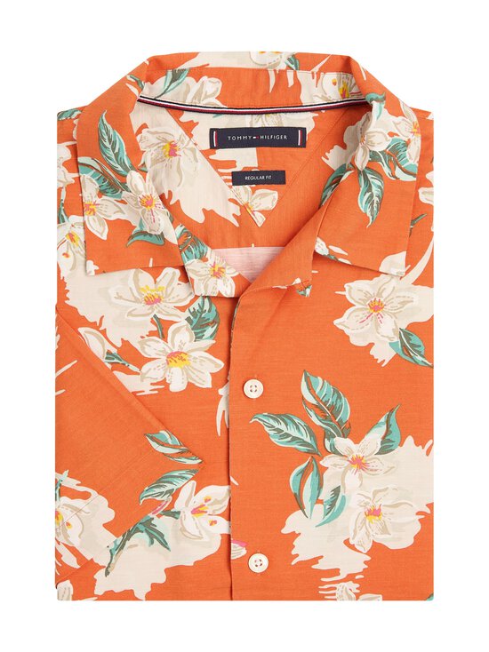 Tommy Hilfiger - Lightweight Floral Regular Fit krekls ar apkakli - 0KP BRILLIANT ORANGE / ALLOVER - photo 3 Tommy Hilfiger - Lightweight Floral Regular Fit krekls ar apkakli - 0KP BRILLIANT ORANGE / ALLOVER | Stockmann - photo 3