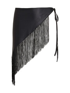 Vila - Vievaly Fringe -huivi - BLACK | Stockmann