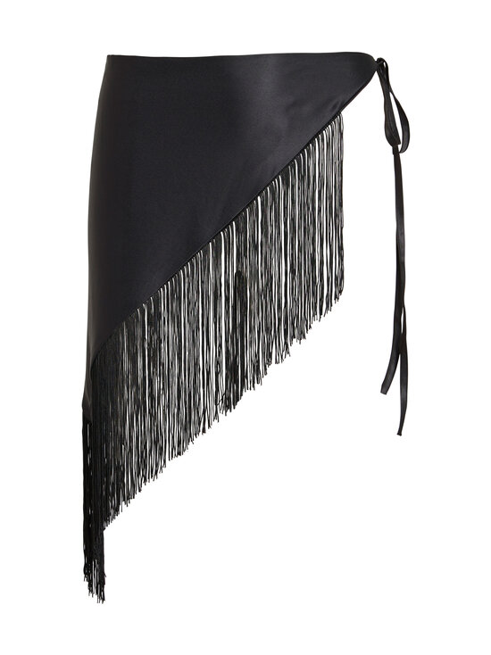 Vila - Vievaly Fringe -huivi - BLACK | Stockmann - photo 1