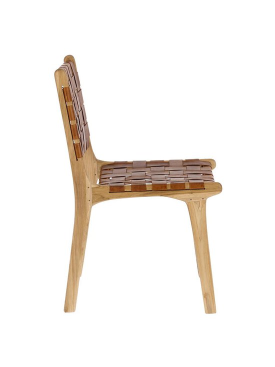 Kave Home - Calixta-tuoli ruskea nahka - BEIGE | Stockmann - photo 2