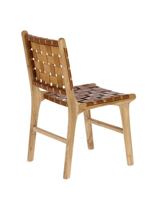 Kave Home - Calixta-tuoli ruskea nahka - BEIGE | Stockmann - photo 3