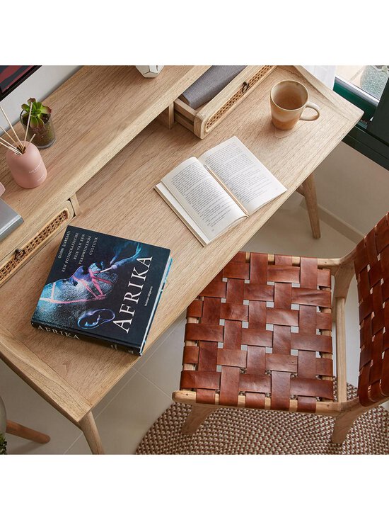 Kave Home - Calixta-tuoli ruskea nahka - BEIGE | Stockmann - photo 9