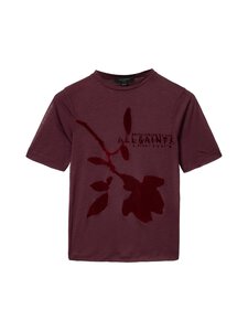 Allsaints - Athea Sheer t-paita - BURGUNDY RED | Stockmann