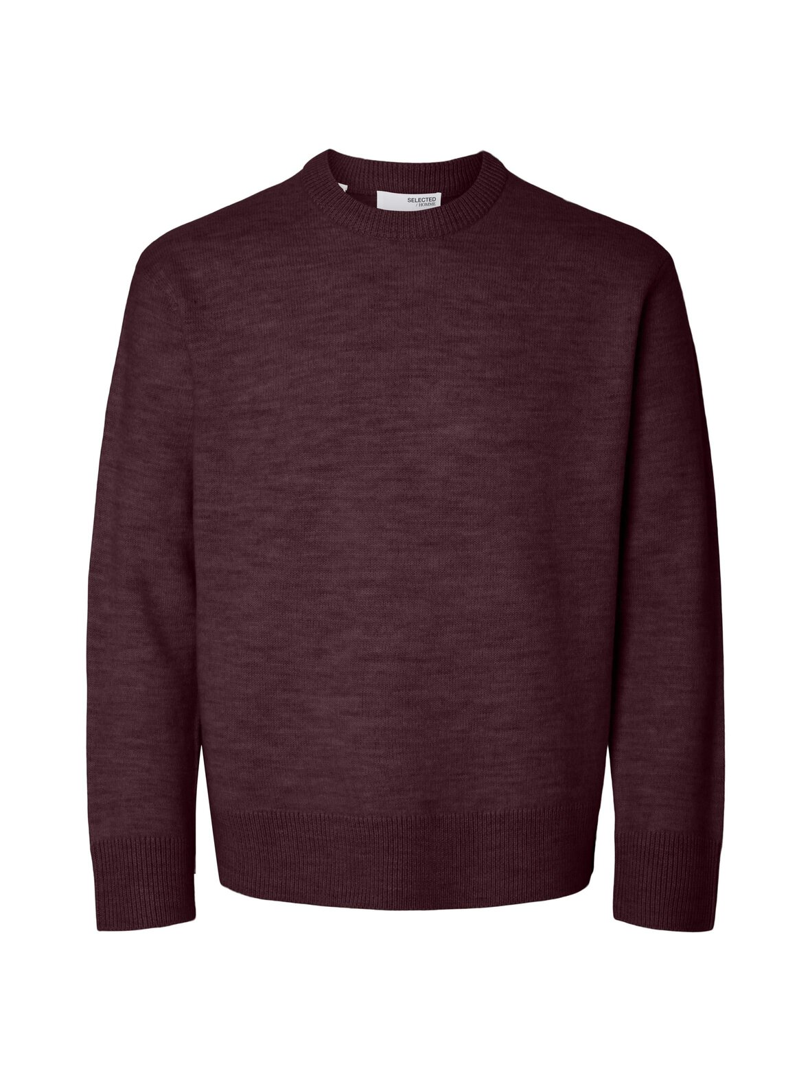 Relaxed Wool Crew Neck -neule