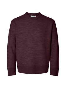 Selected - Relaxed Wool Crew Neck -neule - WINETASTING | Stockmann
