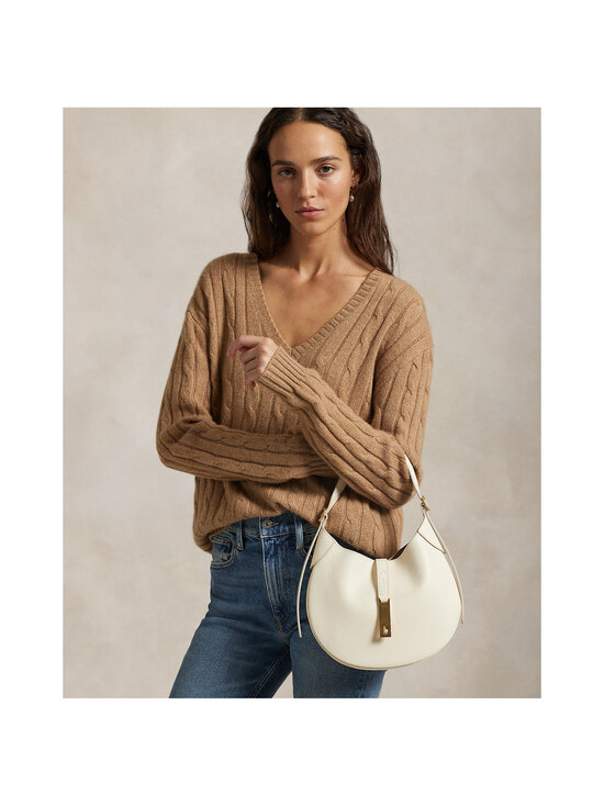 Polo Ralph Lauren - Nahast kott Small Shoulder - IVORY | Stockmann - photo 6