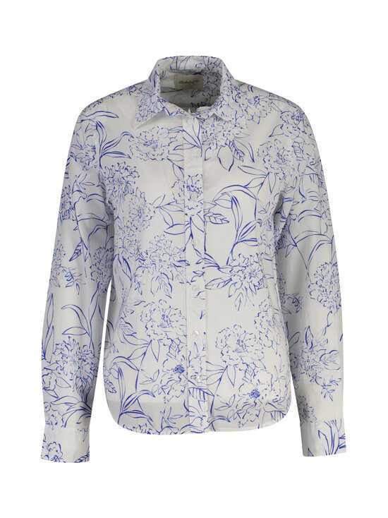 GANT - Regular Floral Voile -paitapusero - 110 WHITE | Stockmann - photo 1