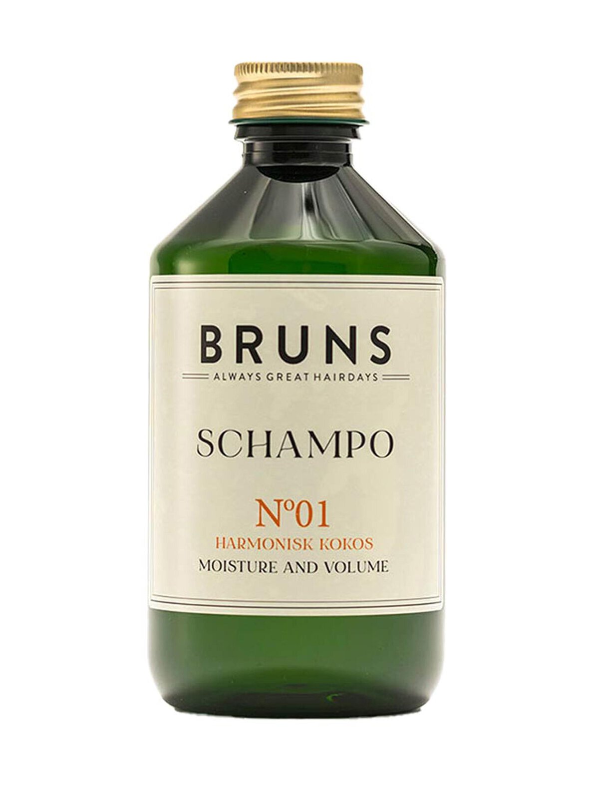 Bruns Products Nr01 harmonius coconut shampoo -kookos shampoo, 300 ml