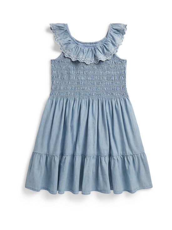 Polo Ralph Lauren - Smocked Denim kleita - NEW MEDIUM WASH | Stockmann - photo 2