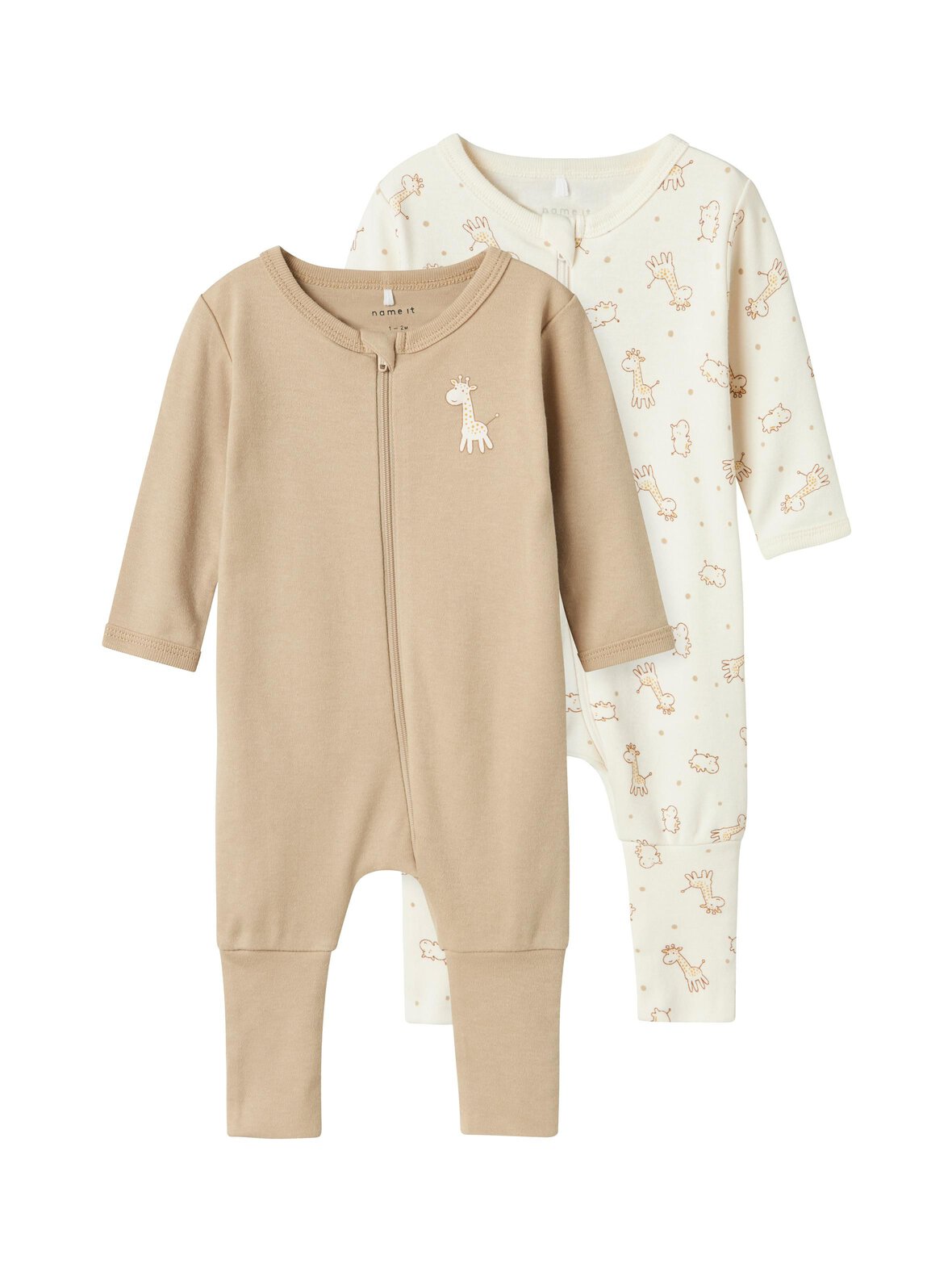 Nbnnightsuit Giraffe -yöasu 2-pack