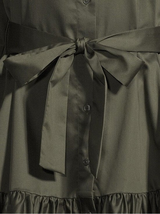 GANT - Puuvillasatiinimekko - 368 DARK MOSS GREEN - photo 4 GANT - Puuvillasatiinimekko - 368 DARK MOSS GREEN | Stockmann - photo 4