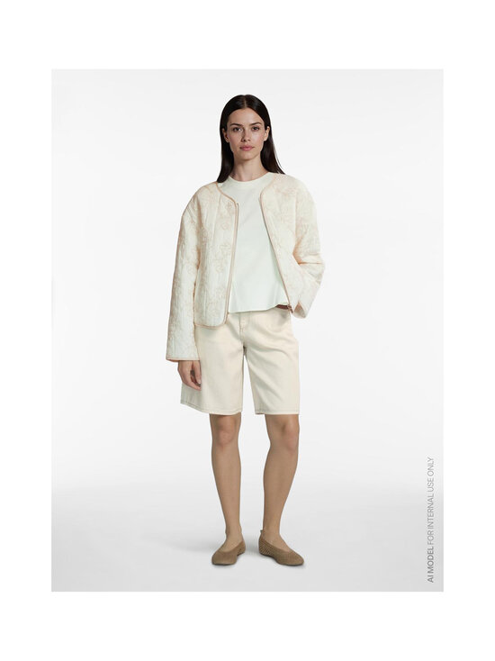 Vila - ViVelmera O-Neck Peplum t-paita - SNOW WHITE | Stockmann - photo 3
