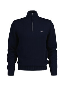 GANT - Casual Halfzip -puuvillaneule - 433 EVENING BLUE GANT - Casual Halfzip -puuvillaneule - 433 EVENING BLUE | Stockmann