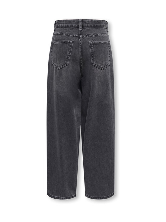 KIDS ONLY - KogGianna Ella Mid Waist Baggy Straight džinsi - WASHED BLACK | Stockmann - photo 2
