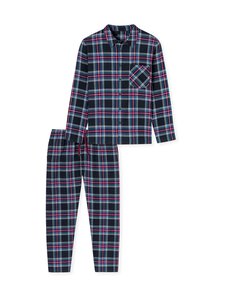 Schiesser - Long-flanellipyjama 2-osainen - 804 NIGHTBLUE | Stockmann