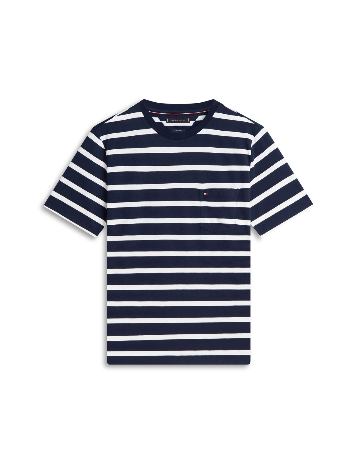 Essential Regular Fit Stripe Pocket t-paita