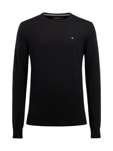 J.Lindeberg - C-neck -neule merinovillasekoitteesta - 9999 BLACK | Stockmann