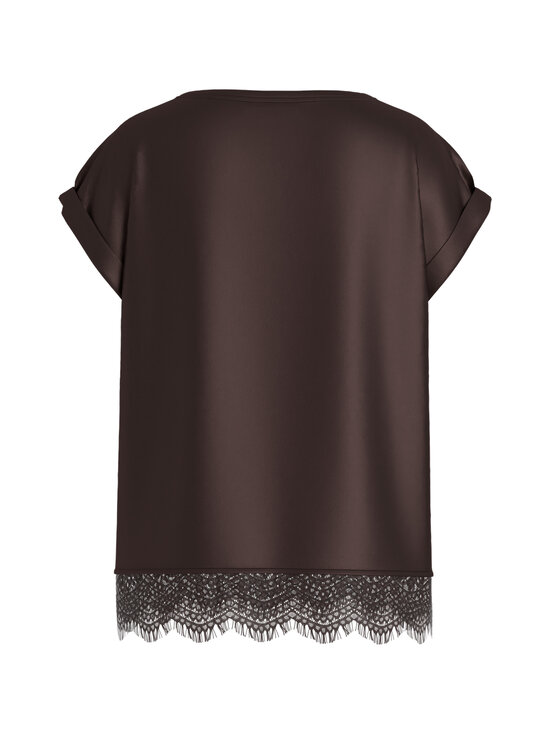 Vila - Viellette Full Satin mežģīņu blūze - COFFEE BEAN | Stockmann - photo 2