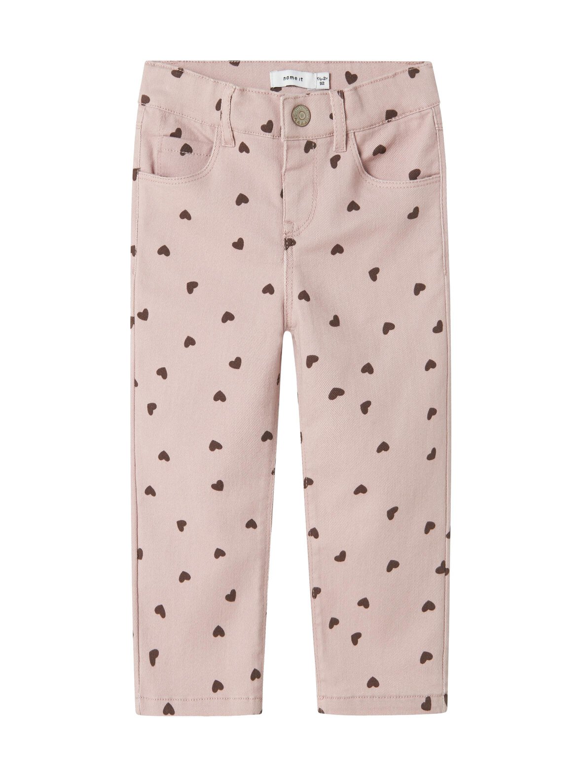 NmfRose Twill -suoralahkeiset housut