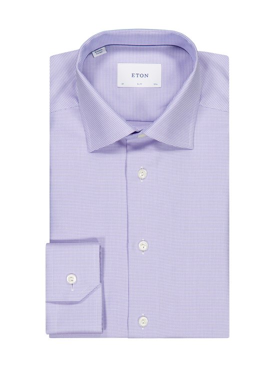 Eton - Slim Fit Dobby krekls ar apkakli - 72 LIGHT PURPLE | Stockmann - photo 1